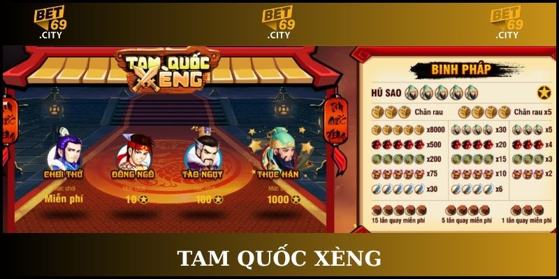 game nổ hũ rút tiền mặt tam quốc xèng